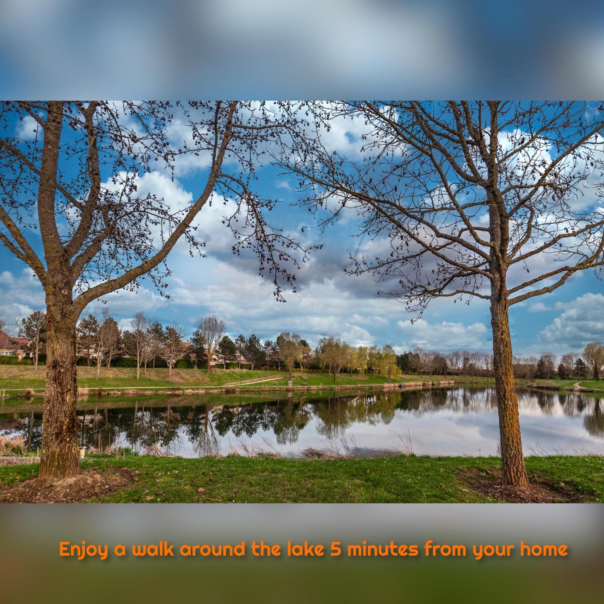 Once Upon A Time - 7Min From Disneyland - Free Private Parking - Self Checkin - Balcony - Barbecue Маньи-ле-Онгр Экстерьер фото